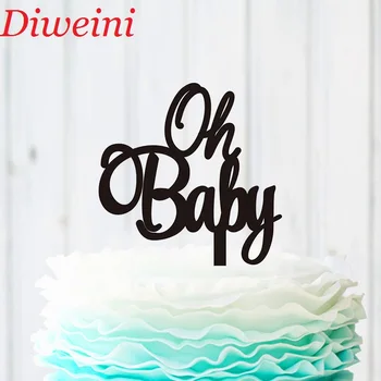 

Oh Baby For Baby Shower Cake Topper,Birthday Cake Topper,Oh Baby Cake Decoration, Personalized Oh Baby Party Cake Supplies