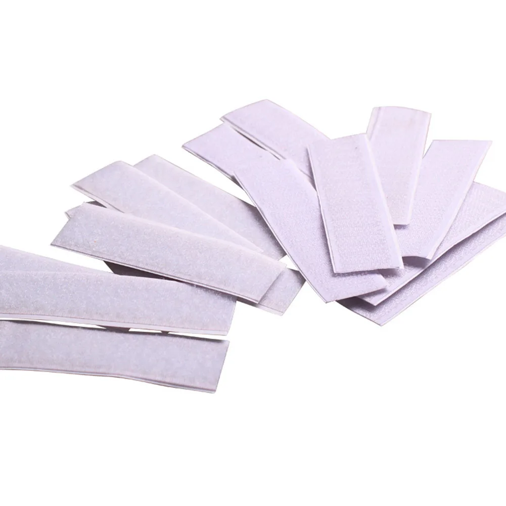 

20pcs 10cm White Hook and Loop Fastener Tape Magic Nylon Sticker Adhesive Loop Disks Velcros