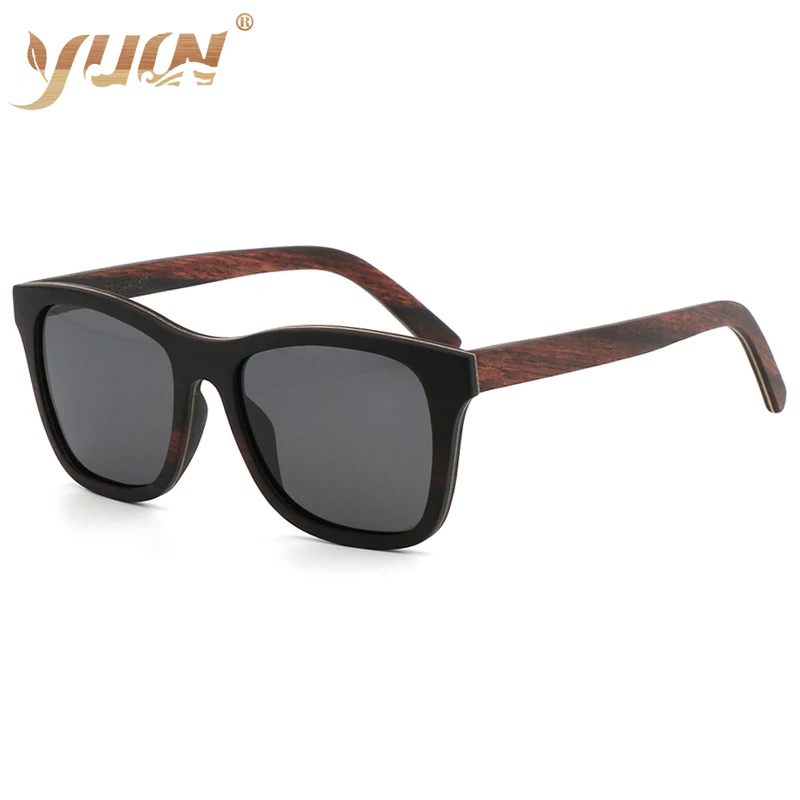 

New Arriva Fashion Skateboard Wooden Sunglasses Men Women Polarized Sun Glasses 56342
