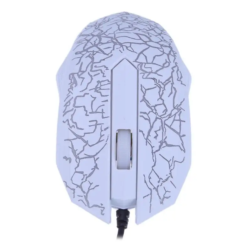 Проводная игровая мышь с USB портом 3 клавиши 2400DPI оптическая RGB подсветкой для ПК