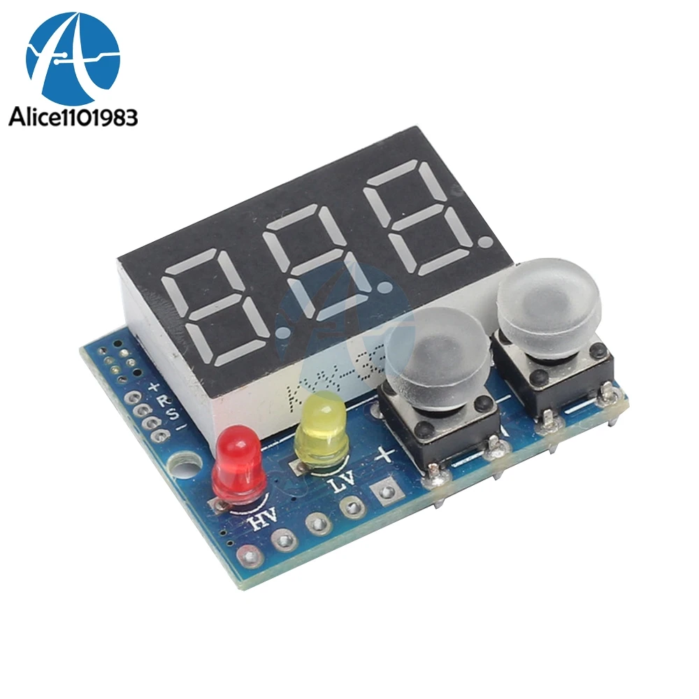 

DC 0-99.9V Green LED Panel Digital Voltmeter With Alarm Indicator Voltage Display Meter Module Board