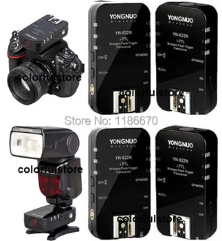 

FREE SHIP by DHL 4 x YN-622N YN622N Wireless TTL Flash Trigger for Nikon D2 D300 D300S D400 D600 D700 D700S D800 D800E D3000 D90