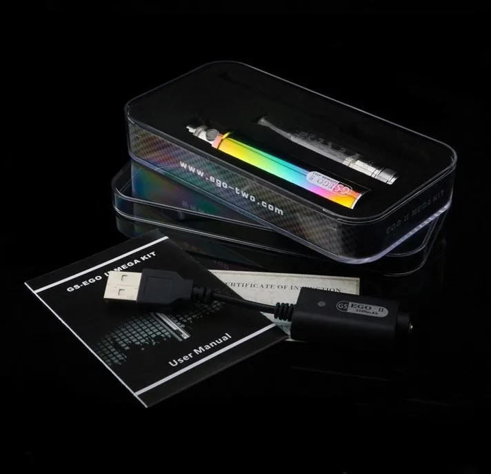 GreenSound Rainbow 2200 мАч GS eGo II Mega Starter kit электронная сигарета набор переменное