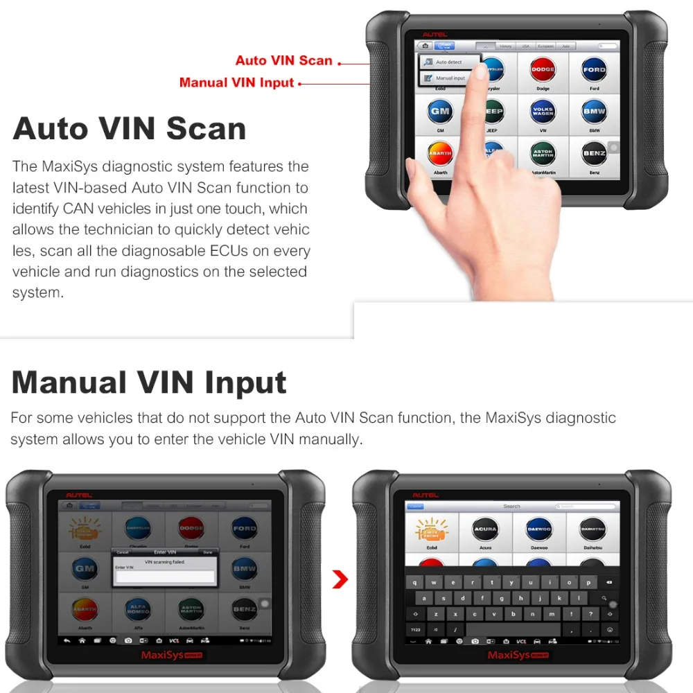 Autel MaxiSys MS906BT OBD2 сканер автомобильный диагностический инструмент ключ программист Авто инструмент полная система ECU кодирование лучше, чем Запуск X431