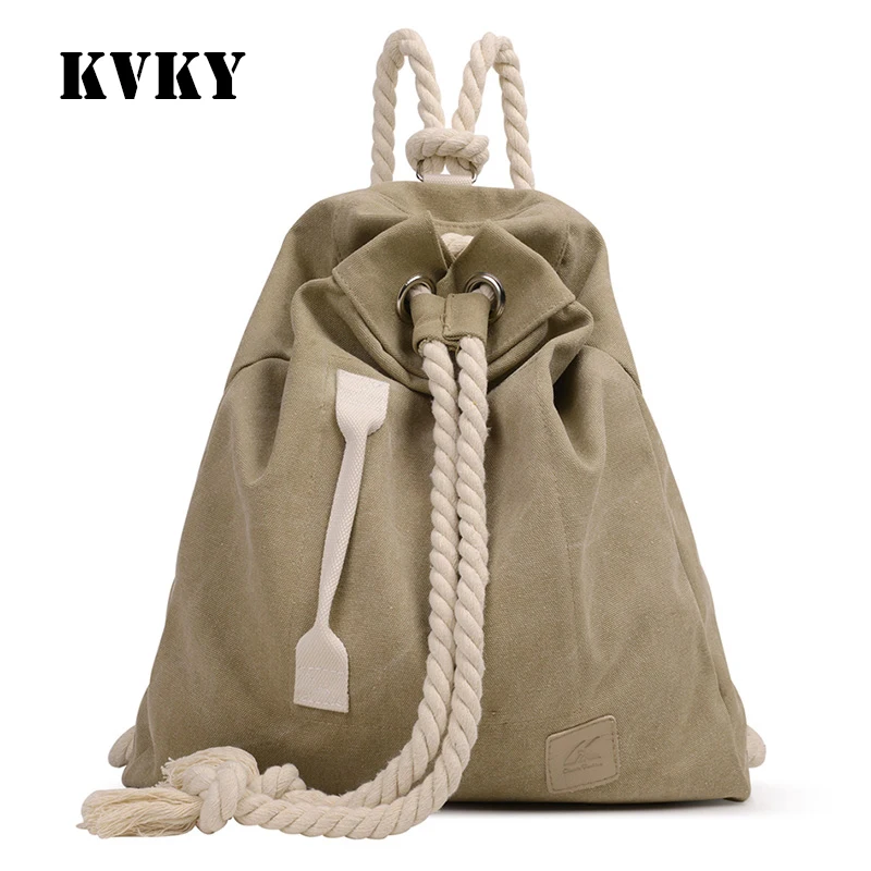 Sky fantasy fashion canvas string Sailor rope shoulder straps casual