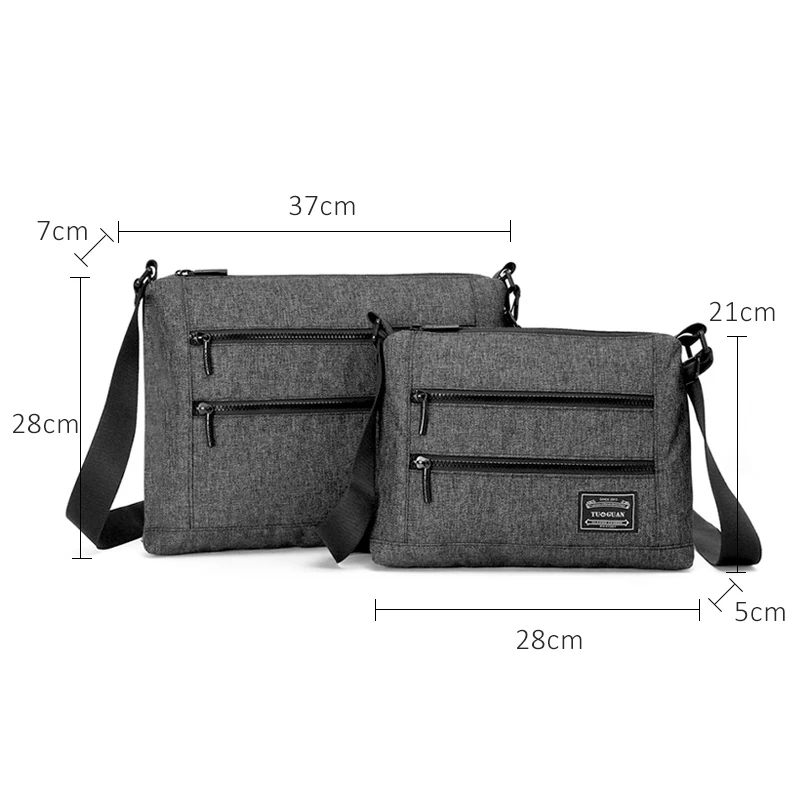 Scione الرجال بسيطة الصلبة حقائب كتف الأزياء Crossbody عارضة الأعمال حقائب قماش المدرسة الطالب السفر رسول حزمة