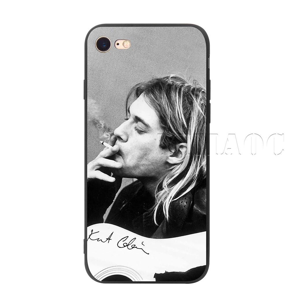 Силиконовый мягкий чехол YIMAOC Nirvana Kurt Cobain для iPhone 11 Pro XS Max XR X 8 7 6 6S Plus 5 5S SE - Цвет: 2