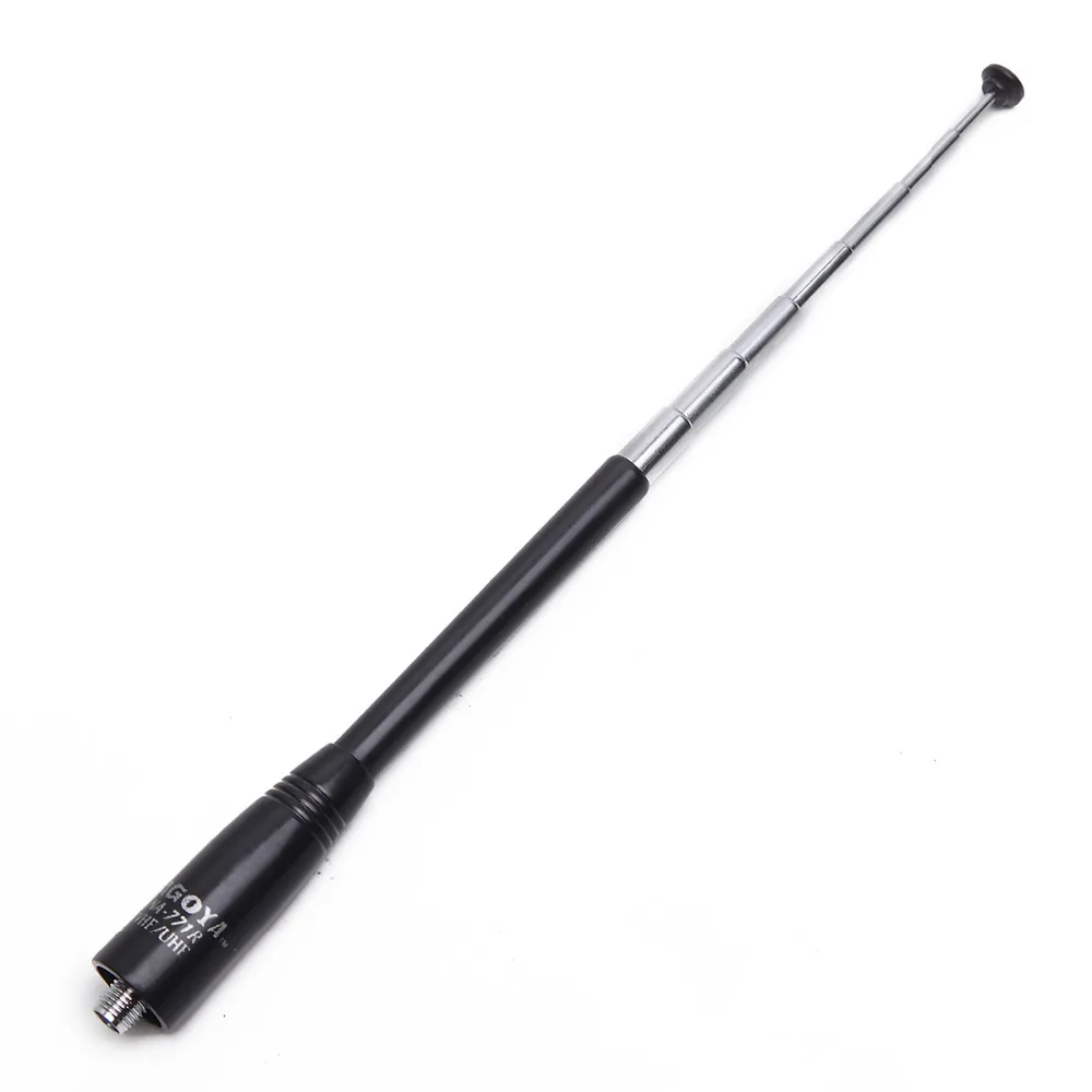 

NAGOYA NA-771R Telescopic Dual Band Walkie Talkie Antenna VHF/UHF SMA-Female for Handheld Radio Baofeng UV-5R UV-82 BF-888S
