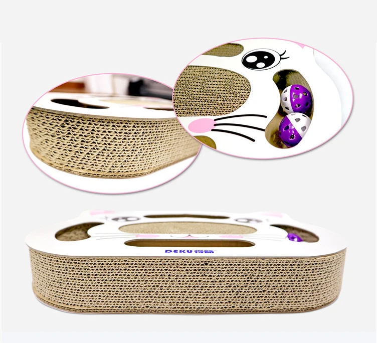HIPET Когтеточка для кошек, игрушки для котят, мячи из гофрированной бумаги, многофункциональный коврик-Когтеточка для кошек