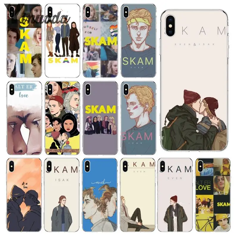 Yinuoda норвежский TV Skam TPU Мягкий силиконовый чехол для телефона iPhone X XS MAX 6 6S 7 7plus 8 8Plus