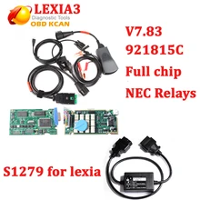 Lexia3 V48 PP2000 V7.83 diagbox с 921815C встроенное программное обеспечение для Citroen Peuge0t диагностический инструмент pp2000 с полным чип+ S1279 кабель