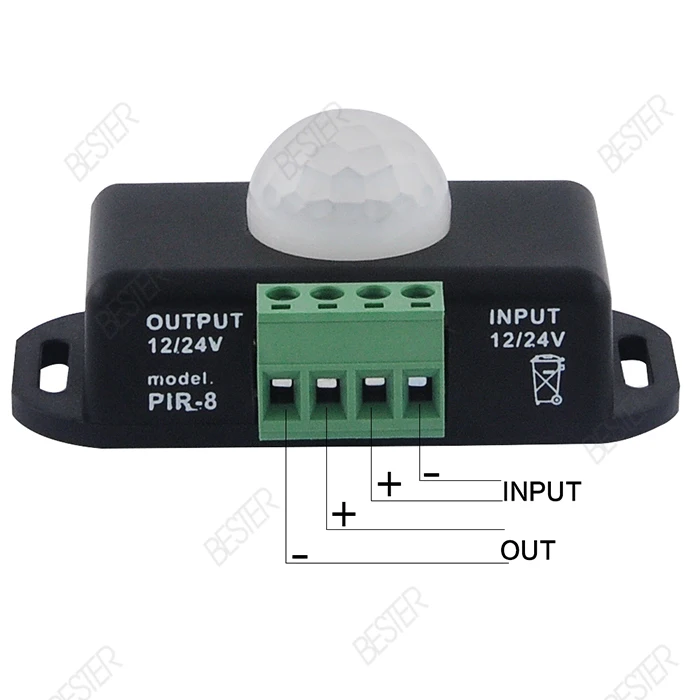 

Mini Infrared PIR Motion Human Sensor Detector Module switch for led lighting.