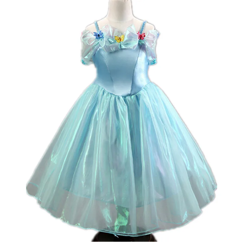 Платье Золушки; нарядное платье для девочек; платья для девочек; vestido; летний костюм принцессы; Одежда для девочек; Детские платья для девочек; От 4 до 12 лет