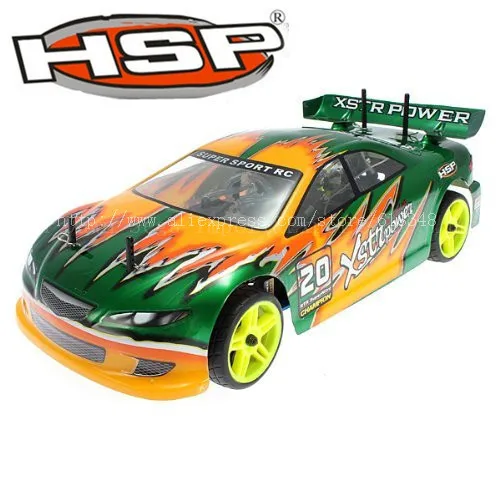 

HSP Baja 1 /10th Scale 4WD Nitro Pivot Ball Suspension RC Car 94122 Xstr Power with 18cxp engine RTR
