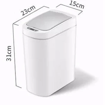 

Automatic Pressless Stainless Steel Automatic Smart Infrared Motion Sensor Rubbish Waste Bin Kitchen Trash Can with Battery