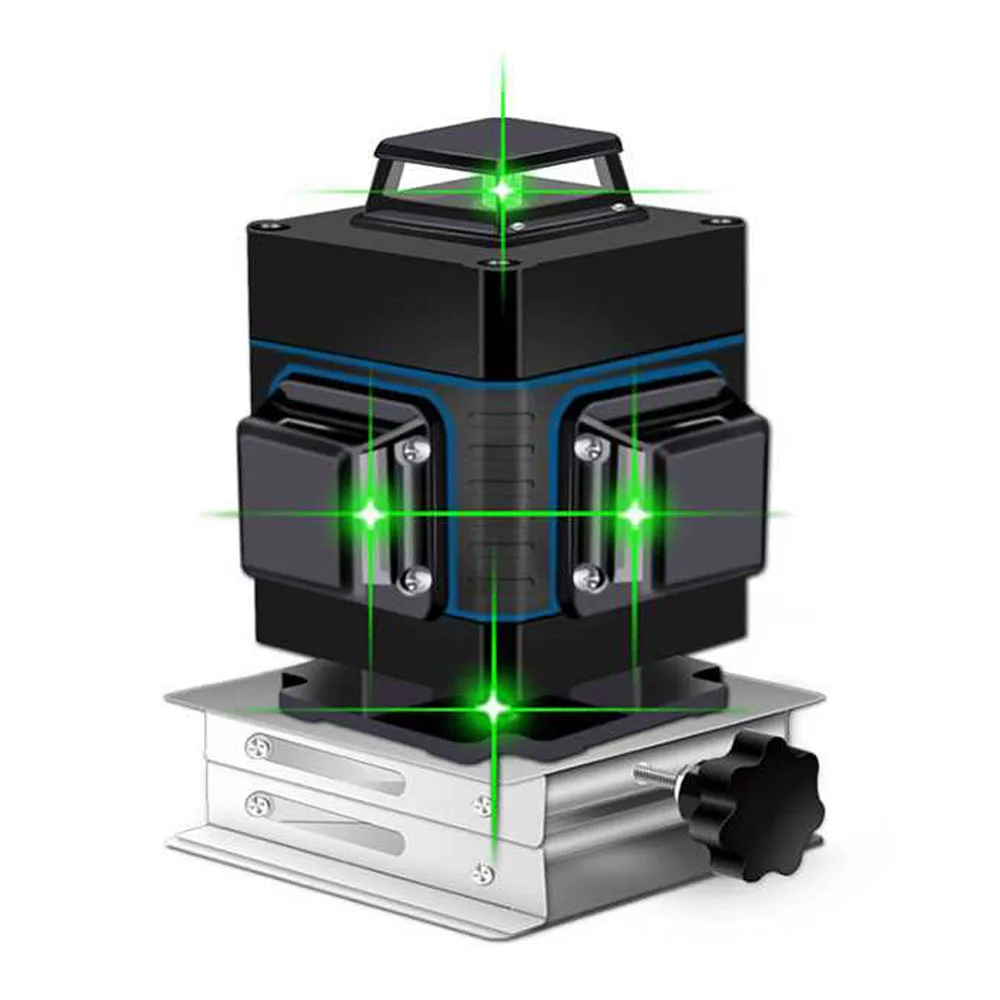 Linhas de Nível Laser 16 4d Auto-nivelamento da Linha Verde 360 Nível Horizontal e Vertical Super Poderoso Laser Verde Feixe Nível do Laser
