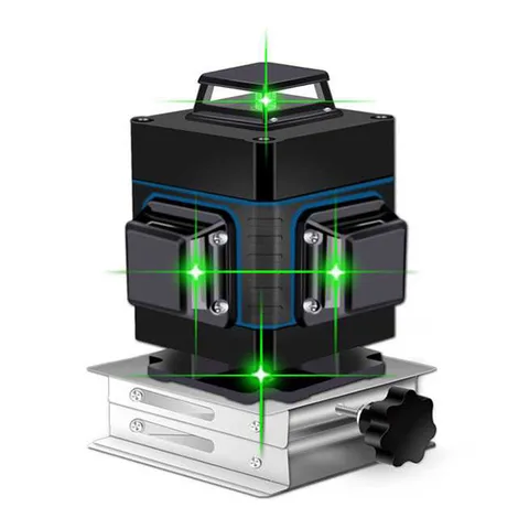 Linhas de Nível Laser 16 4d Auto-nivelamento da Linha Verde 360 Nível Horizontal e Vertical Super Poderoso Laser Verde Feixe Nível do Laser