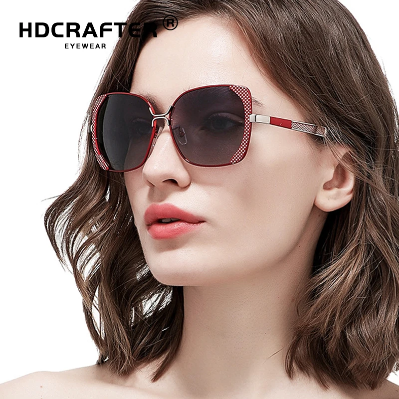 

Brand Design Luxury Polarized Sunglasses Women Ladies Gradient Butterfly Sun Glasses Female Vintage Oversized Eyewear UV400