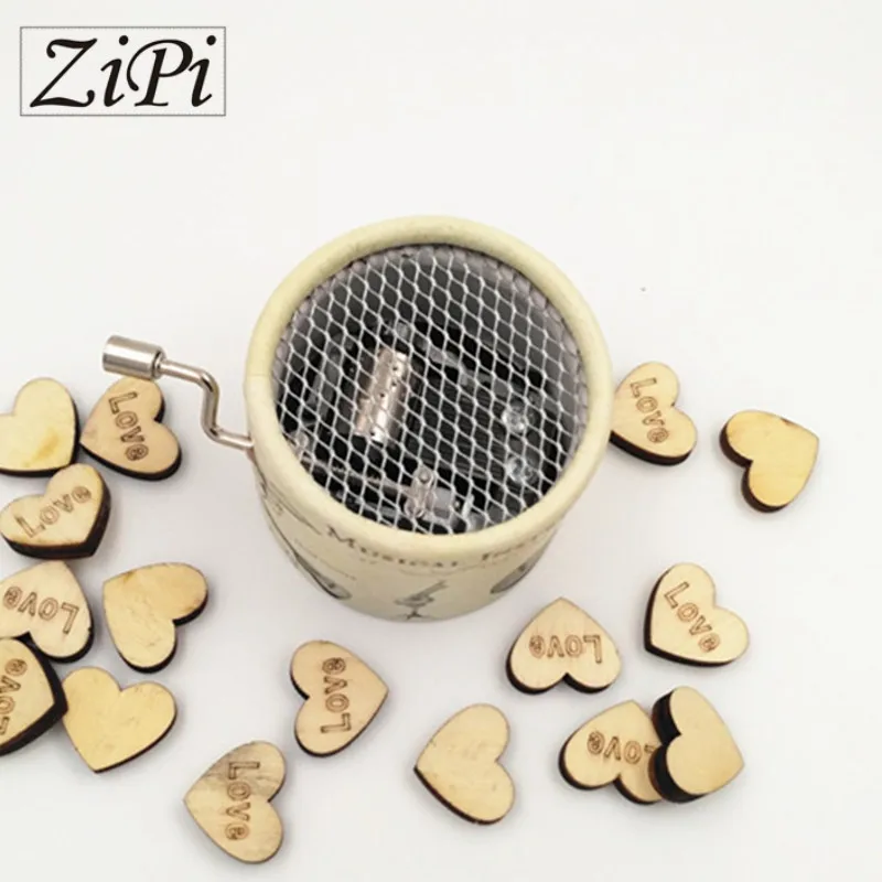 Zipi музыкальная шкатулка Инструменты Бумага рукоятка 18 мелодий DIY романтическая