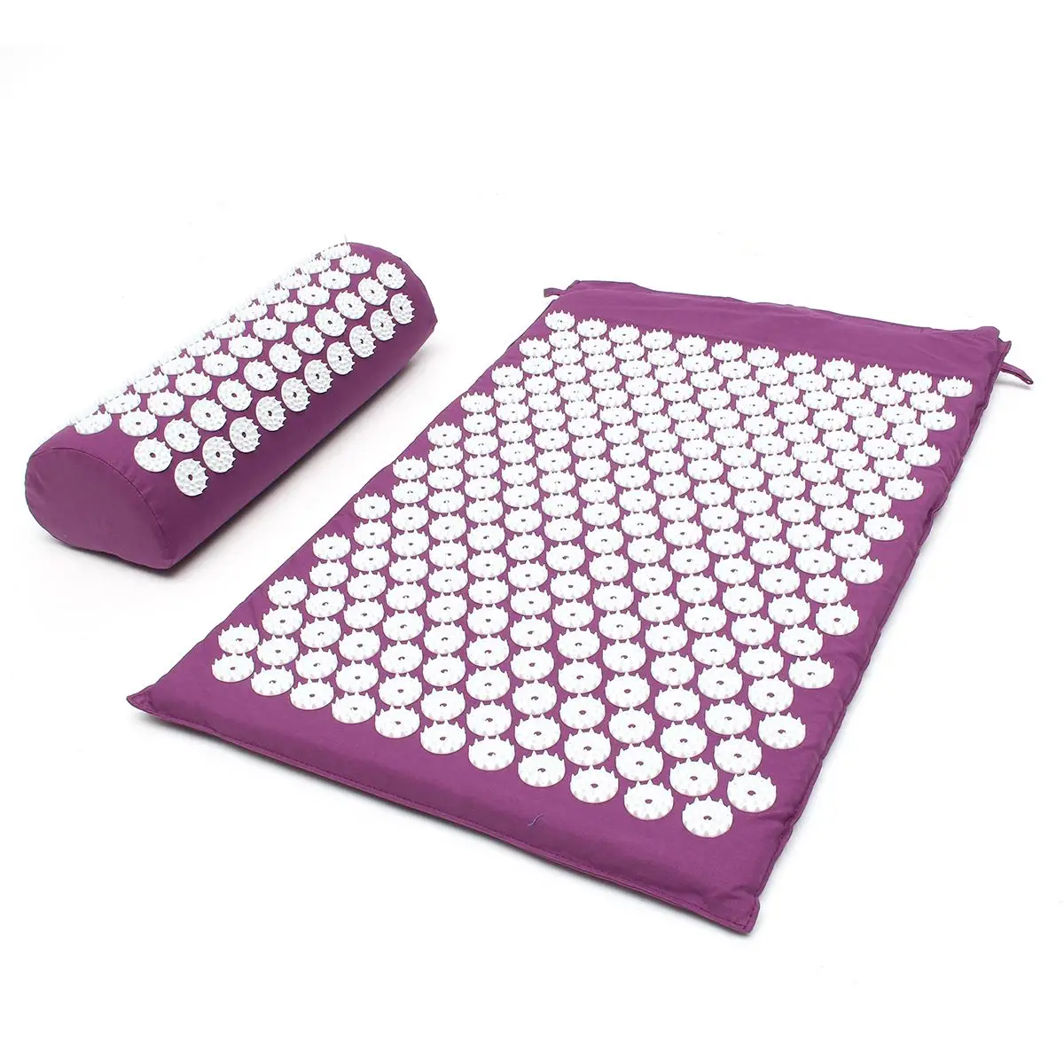 2Pcs/Set Acupressure Mat Pillow Set Back Tailbone Pillow Massager Acupuncture Spike Yoga Mat With Pillow Neck Head Pain Relief 2Pcs/Set Acupressure Mat Pillow Set Back Tailbone Pillow Massager Acupuncture Spike Yoga Mat With Pillow Neck Head Pain Relief