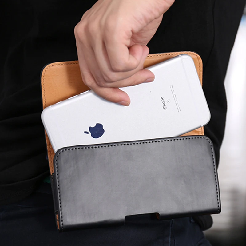 

Phone Case for DEXP Ixion E140 Strike Waist Belt Clip Leather Cover for EE Hawk Horizontal Pouch Case for Essential Phone PH-1