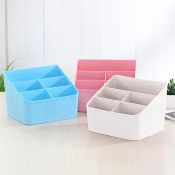 

5-Compartment Desktop Remote Control Cosmetic Organizer Storage Box Container