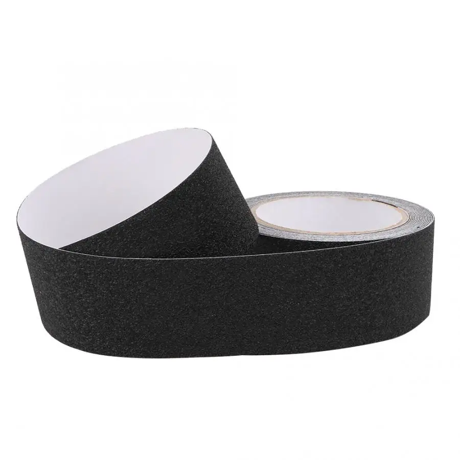 PEVA/PU Rubber Non-slip Tape 5m Long 5cm Wide Black White Gray Transparent Floor Stair Step Anti Slip Abrasive Safety Strip