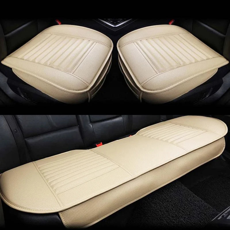

Universal Car Seat Cover Car-Styling Breathable PU Leather Pad Cushion Protection Automobiles Interior Accessories Protector