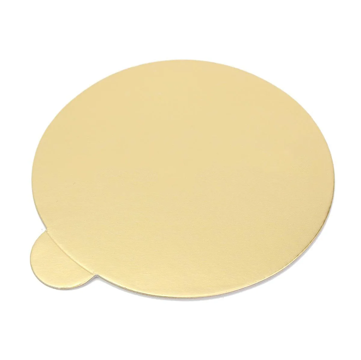 Mayitr 100Pcs/set Round Mousse Cake Boards Gold Paper Displays  Cupcake Dessert Tray Wedding Birthday Pastry Decor New