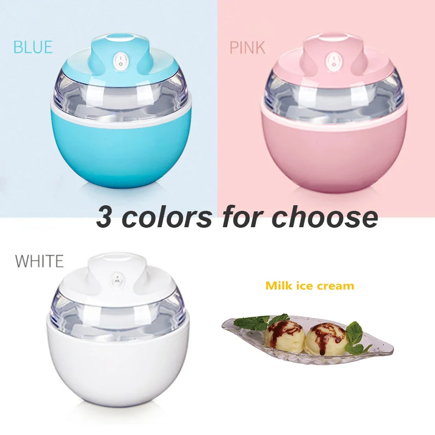 

220V mini home ice cream maker Ice Cream Machine portable ice maker Fashion ice cream maker machine Milkshake Dessert Machine