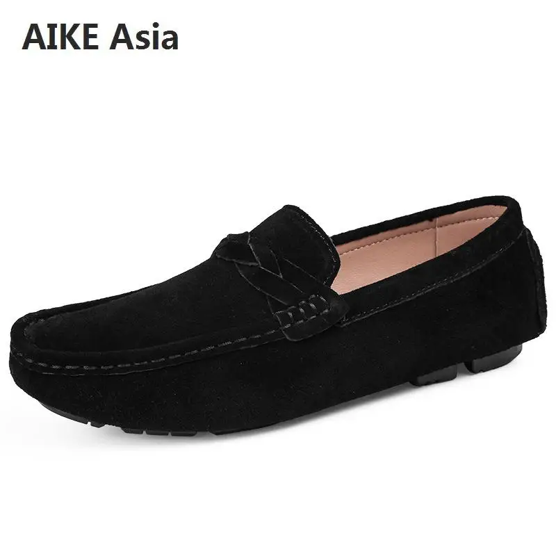 

Brand Fashion Summer Style Soft Moccasins Men Loafers High Quality Genuine Leather Shoes Men Flats Gommino Driving Shoes 35-47