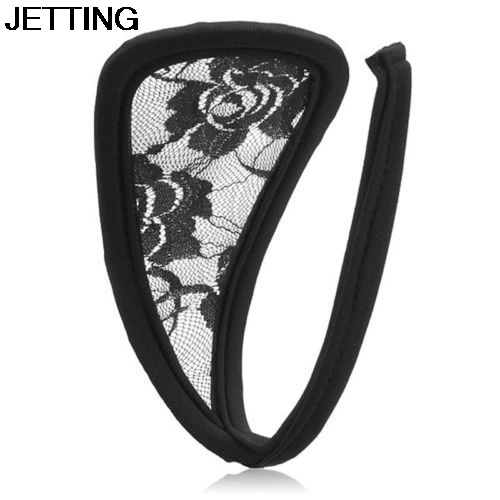 Цветочные сексуальные стринги C String трусики с кружевным цветком Нижнее белье