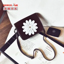 DOWERME 2016 neue einfache umhängetasche handtasche blumen kleinen platz paket Korean fashion umhängetasche 2