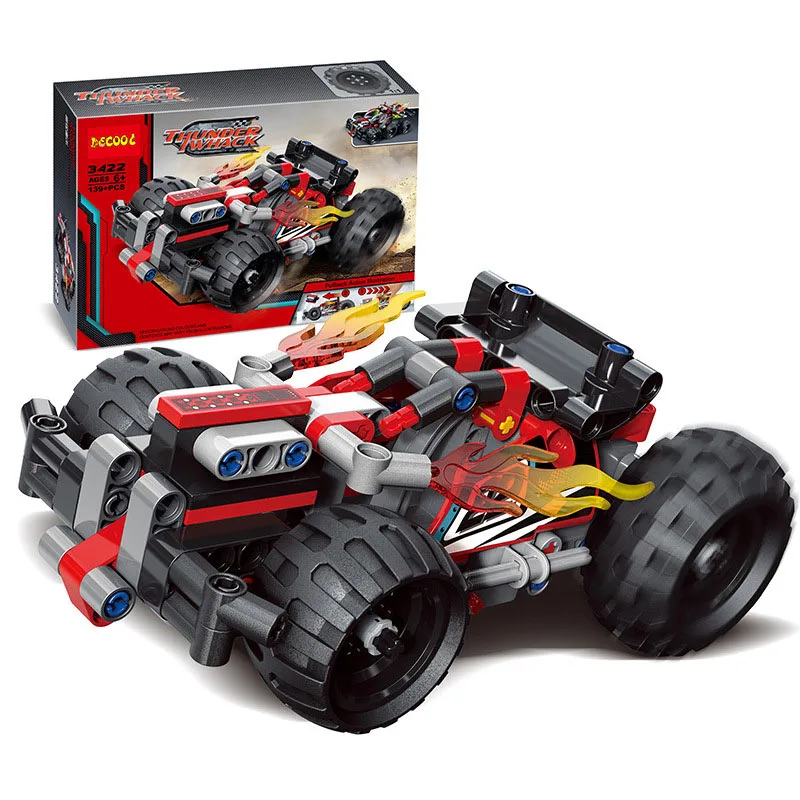 Pull Back Car Technic Tractor Excavator Technician Building Blocks Bricks Educational Toys For Kids Gifts Compatible Legoings 