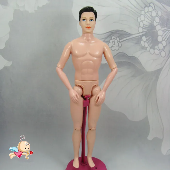 

1Piece Prince Ken Male Doll Body 30cm All Joint Man Body For Action Dolls DIY Boyfriend Ken Naked Body With Head & Shoes Boy Toy