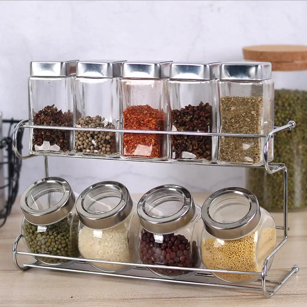 Buy Kitchen Supplies Glass Seasoning Bottle Salt Can