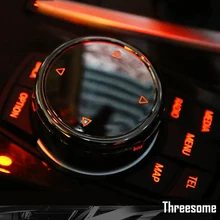 Srxtzm Автомобильная консоль подлокотник мультимедийных кнопок рамка украшения Накладка для BMW X1 F25 X3 X4 F15 X5 F16 X6 на возраст 1, 2, 3, 5, серии F10