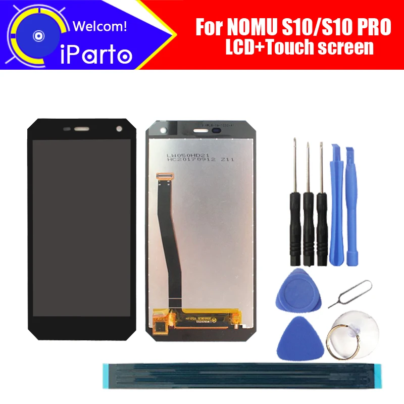 Najtaniej NOMU S10 wyświetlacz LCD + zespół ekranu dotykowego 100% oryginalny nowy testowany Digitizer wymienny szklany panel dla NOMU S10 PRO uniwersalny