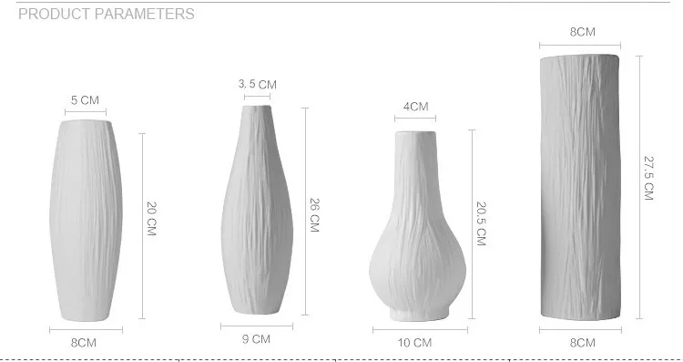TANGPIN Европейская мода керамическая ваза для цветов, фарфоровые вазы украшения, ВАСО для украшения дома Современная, Настольная Ваза
