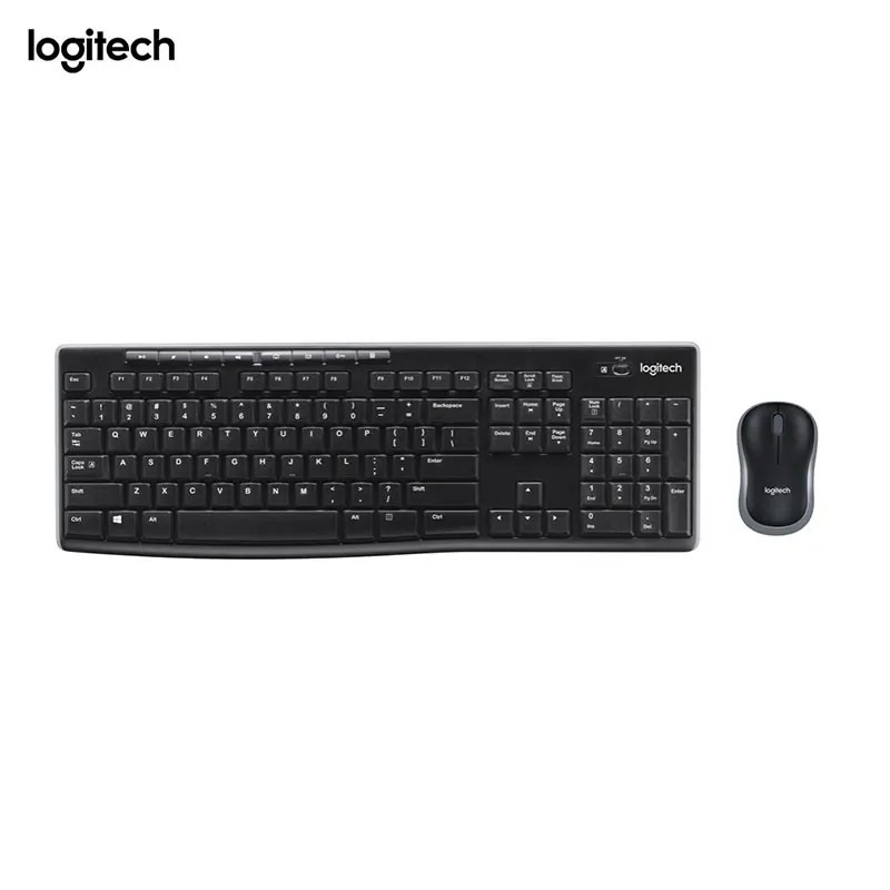 

Logitech MK270 Wireless Keyboard and Mouse Keyboard and Mouse Included 2.4GHz Dropout-Free Connection