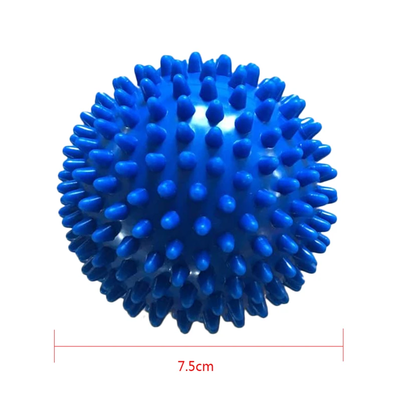 7.5 CM PVC Yoga Balls Footful Spiky Massage Thorn Acupressure Ball Trigger Point Sport Fitness Hand Foot Pain Relief
