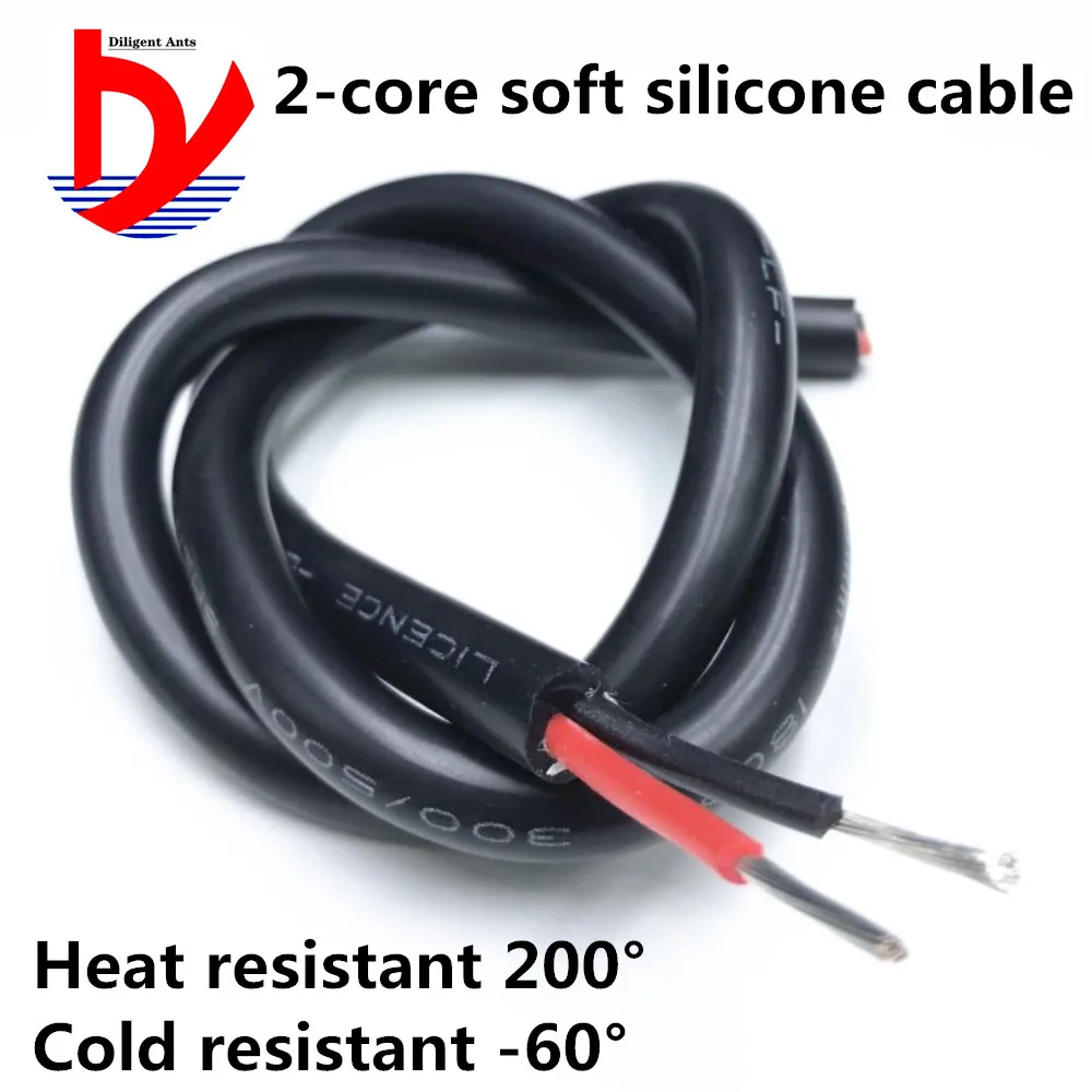 5M Super Soft Silicone High Temperature Wire Maroon Cable AGR2 Core 0.3 0.5 0.75 1 1.5 2.5MM2 Square Oil Proof Silicone Wire 5M Super Soft Silicone High Temperature Wire Maroon Cable AGR2 Core 0.3 0.5 0.75 1 1.5 2.5MM2 Square Oil Proof Silicone Wire