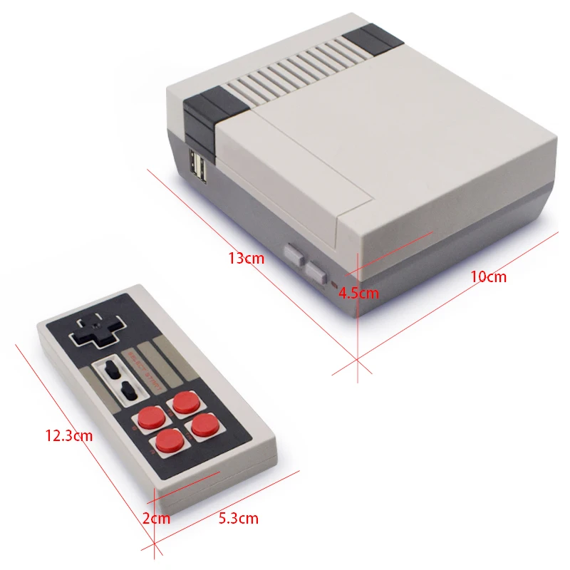 DATA FROG Mini TV Game Console 8 Bit Retro Video Game Console Built-In 620 Games with Dual Controllers Handheld Game Player