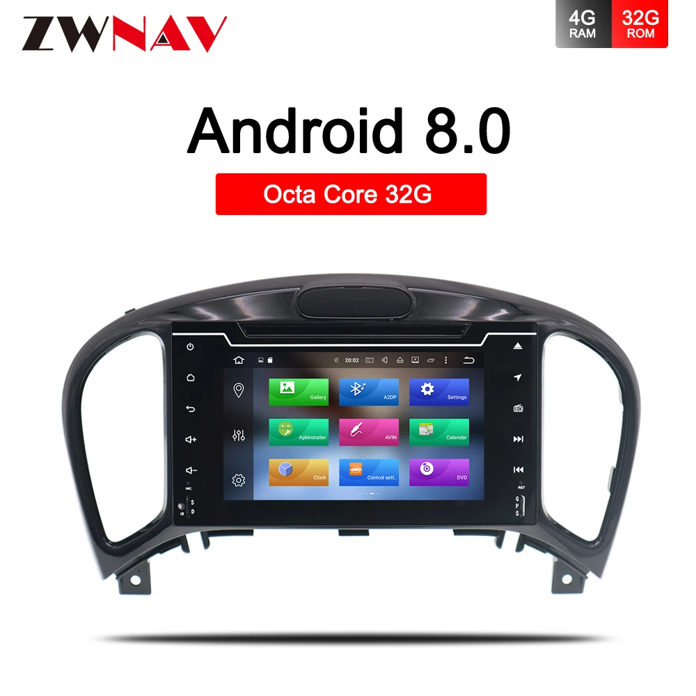 

4+32 Android 8.0 Car DVD Stereo For Nissan Juke for Infiniti ESQ 2012-2017 Auto Radio GPS Nav Audio Video Multimedia headunit BT