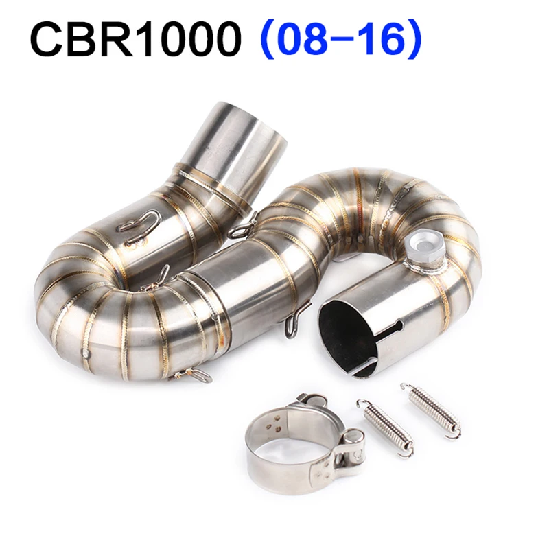 CBR1000 Middle link pipe For honda cbr1000rr 08 16 Motorcycle muffler