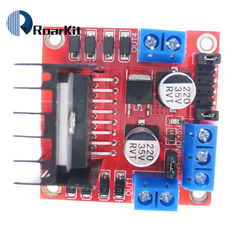 Бесплатная доставка! Модуль платы двигателя L298N для arduino 10 шт./лот шаговый