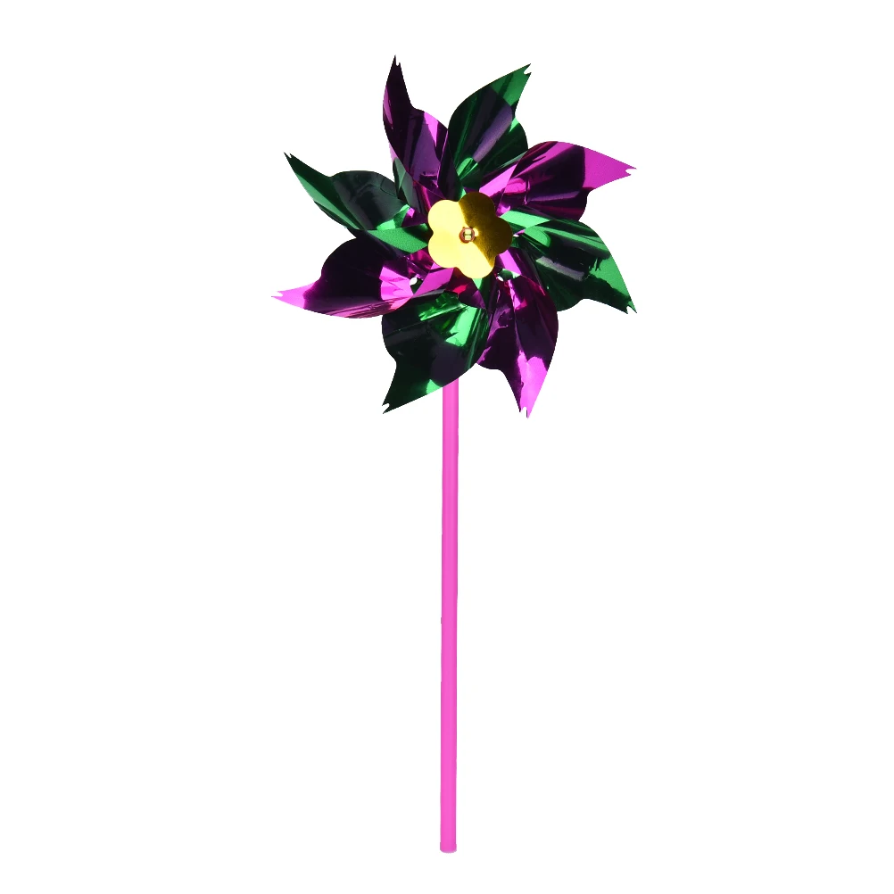 5Pcs/lot Random Colors Plastic Windmill Pinwheel Wind Spinner Kids Toy Garden Lawn Party Decor Toy Gift For Boys Girls Baby