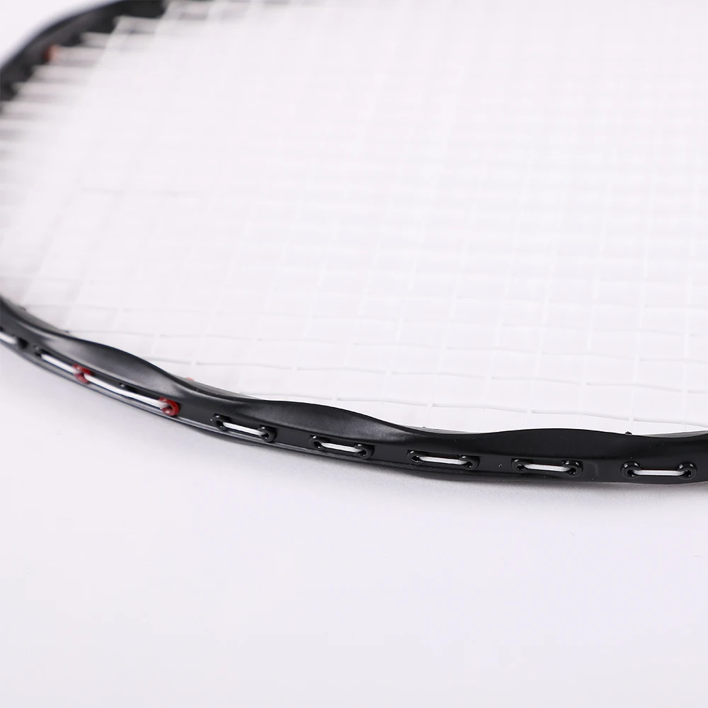 1 unid zarsia 100% badminton raqueta de carbono luz 4U ataque hombres mujeres entrenamiento negro Bádminton