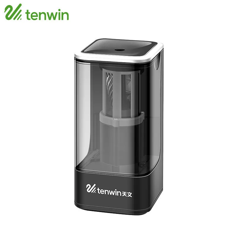 TENWIN Stationery Pencil Sharpener School Supplies Automatic Electric Pencil Sharpener Office Accessories WJ-XXWJ87- 2018 rushed 3 years old electronic automatic pencil sharpener electric special art painting student gift school supplies
