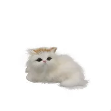 Baby Lovely Simulation Sounding Cat Cute Breathable Plush Toy with Nest Interesting Birthday Christmas Gift